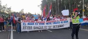 Marcha en Cordillera en defensa del Acuífero Caacupé - Nacionales - ABC Color