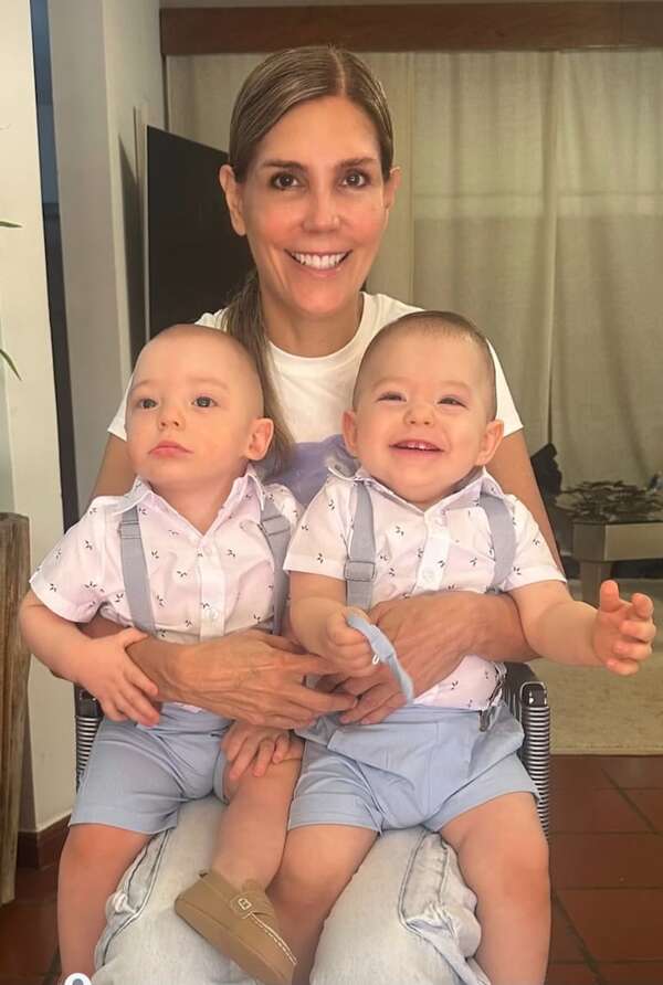 Sanie López Garelli celebra el primer año de sus mellis: “¡Mis regalitos de Dios!” - Gente - ABC Color