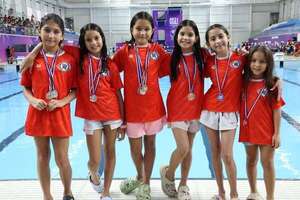 Natación: El CIT en lo alto del podio en el Nacional de Escuelas - Polideportivo - ABC Color