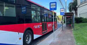 La Nación / Línea E2 opera en avda. Mcal. López