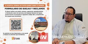 DESDE EL HGI PIDEN UTILIZAR LOS CANALES OFICIALES PARA RECLAMOS