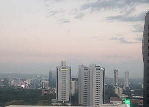 Asunción bajo una densa capa de humo tras diversos focos de incendio