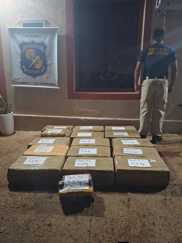 Popular / Puerto Indio: Ojetopa 350 kilos de macoña ñanandýpe