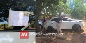 DEJAN AMENAZA Y BALAS EN AUTO DE CLIENTE EN UN TALLER DE SAN PEDRO DEL PARANÁ