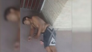 El sueño le ganó a un ladrón en pleno robo