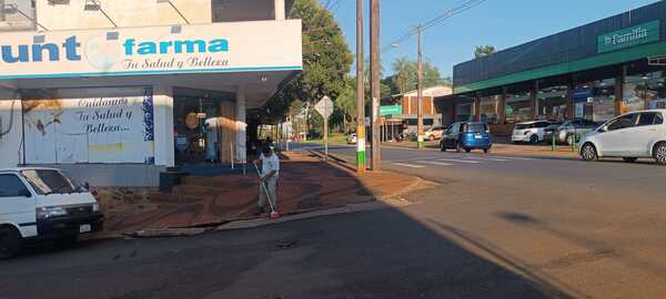 Motociclista se estrella contra una farmacia sobre la Ruta 14 en Cambyretá