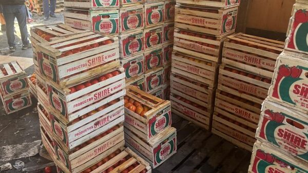 Más de 11.000 kg de tomate ingresados de forma irregular fueron decomisados
