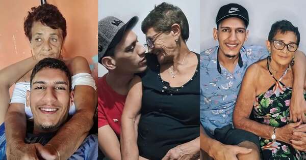 La Nación / ¡50 años de diferencia! Paraguayo presume su amor con una septuagenaria