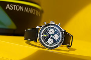 Así es el nuevo Navitimer, el primer reloj de Breitling y Aston Martin para la Fórmula 1