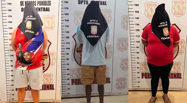 Cuatro detenidos por asalto a abogada en Ñemby: uno es hijo de Armando Rotela