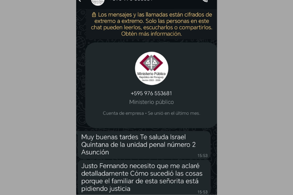 Alertan sobre falsas comunicaciones atribuidas a Unidades Fiscales del Ministerio Público