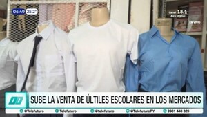Aumenta la venta de uniformes en el Mercado 4