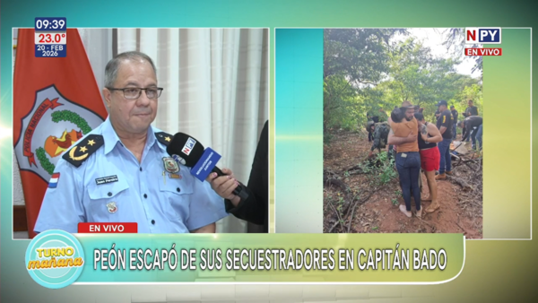 Peón se escapa tras privación ilegítima de libertad en Capitán Bado