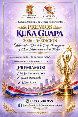 Premios Kuña Guapa 2026 extienden inscripciones hasta el 3 de marzo - Concepción al Día