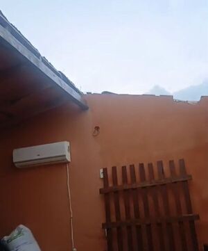 Temporal deja sin techo a una familia en Curuzú Ñu - Concepción al Día