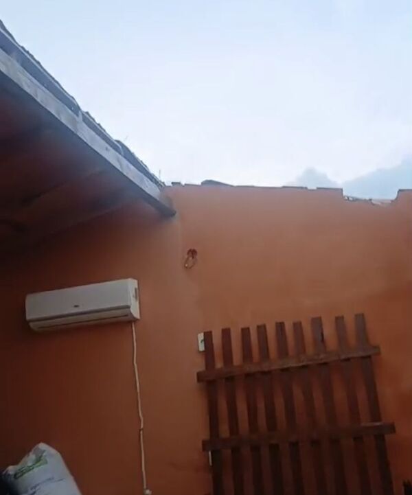 Temporal deja sin techo a una familia en Curuzú Ñu - Concepción al Día