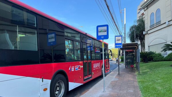 Así es el recorrido de los buses eléctricos de Taiwán por la avenida Mariscal López