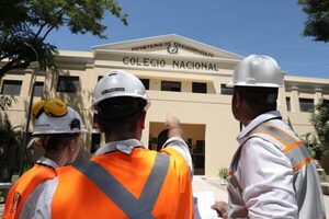 Avanzan obras emblemáticas en colegios de la capital con apoyo de Itaipú - ADN Digital