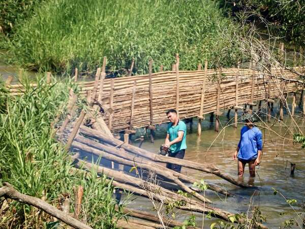 Destruyen represas ilegales tipo trampa en los ríos Capiibary y Pirapó