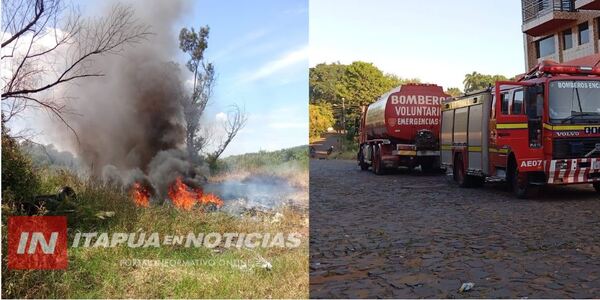 BOMBEROS VOLUNTARIOS TUVIERON UNA INTENSA SEMANA DE ASISTENCIAS POR INCENDIOS