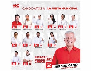 Nelson Cano oficializa su equipo para la intendencia: «El crecimiento no depende de una sola persona» | DIARIO PRIMERA PLANA