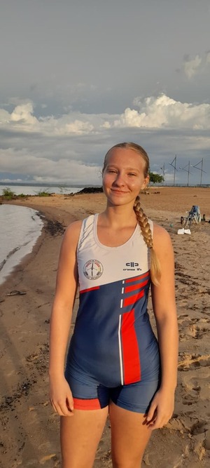 Con 14 años, Nayanka Oleñik convocada a la Selección Paraguaya de Remo