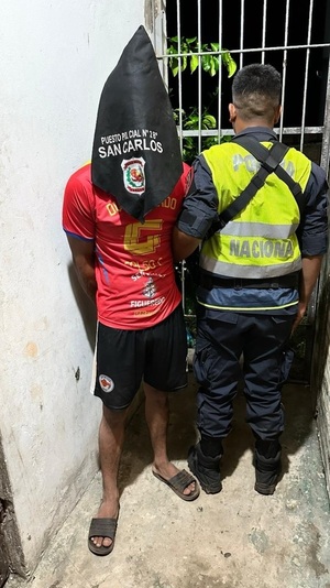 Aprehenden a joven con cuchillo tras disturbio en el barrio San Carlos - Concepción al Día