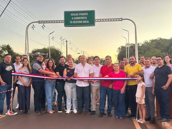 CAMBYRETÁ INAUGURA ASFALTADO QUE FORTALECE LA CONEXIÓN CON ENCARNACIÓN