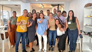 Johanna Ortega se muestra “con alegría, calma y mucha esperanza” en primer día de encuesta