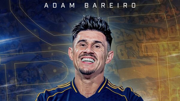 Boca Juniors presenta a Adam Bareiro