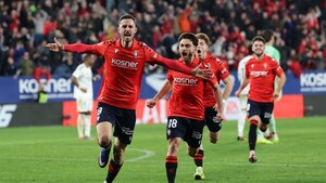 Osasuna tumba al Real Madrid en el minuto 90