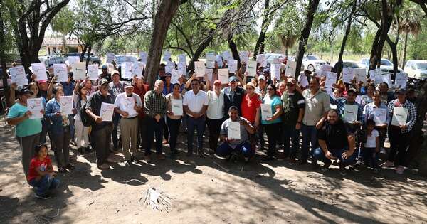 La Nación / Política de reforma agraria: inician histórica entrega de títulos en Nueva Mestre