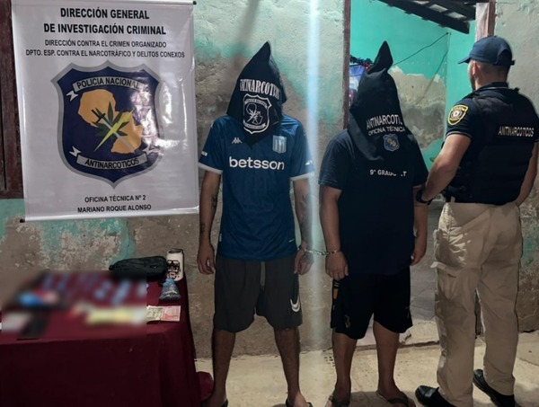 Drogas en Villa Hayes: 4 detenidos en dos allanamientos