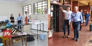 GOBERNADOR SUPERVISÓ OBRAS DE COCINAS Y COMEDORES ESCOLARES