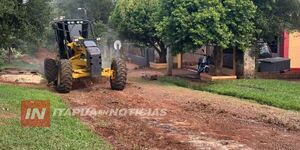 PROSIGUEN OBRAS DE MEJORAMIENTO DE CAMINOS EN TODO EL DISTRITO DE CAMBYRETÁ