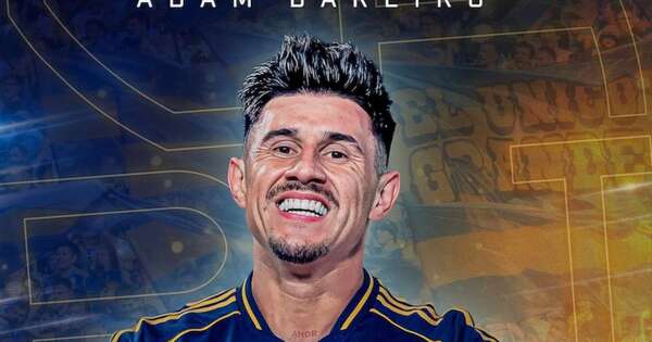 La Nación / Boca presentó a Adam Bareiro