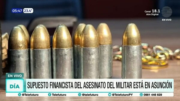 Detienen al presunto financista del crimen del coronel Moral
