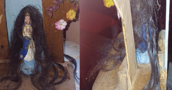 ¿Milagro? Virgencita de Caacupé apareció con el cabello más largo