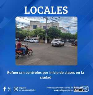 OPERATIVO CONJUNTO POR EL INICIO DE CLASES Y ORDENAMIENTO DEL TRÁNSITO