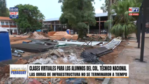 Obras edilicias obligan a colegio técnico a iniciar el ciclo lectivo en modalidad virtual