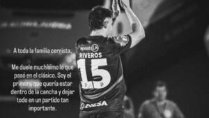El mensaje de Blas Riveros tras el clásico