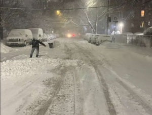 Tormenta histórica paraliza Nueva York