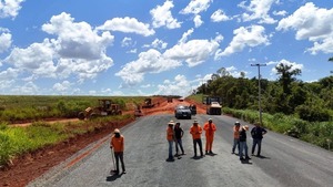Tramo San Cristóbal – O’Leary progresa con la conformación de la base estructural de la vía - ADN Digital