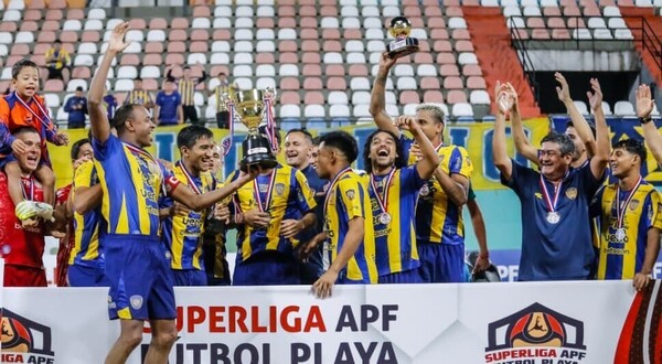 Sportivo Luqueño se adueñó de la etapa 1 de la Superliga APF Fútbol Playa