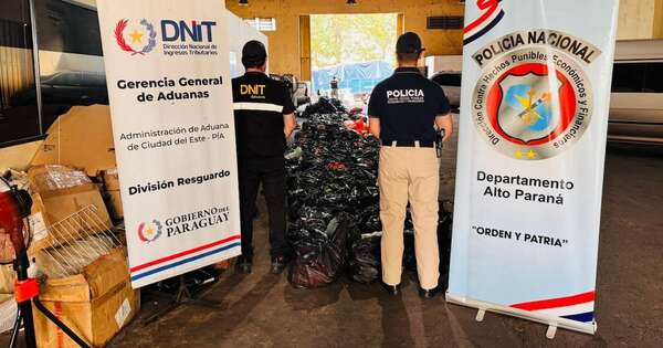 Diario HOY | Puente de la Amistad: incautan productos de contrabando