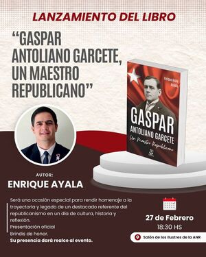 Popular / Joven colo'o presentará su libro en la ANR