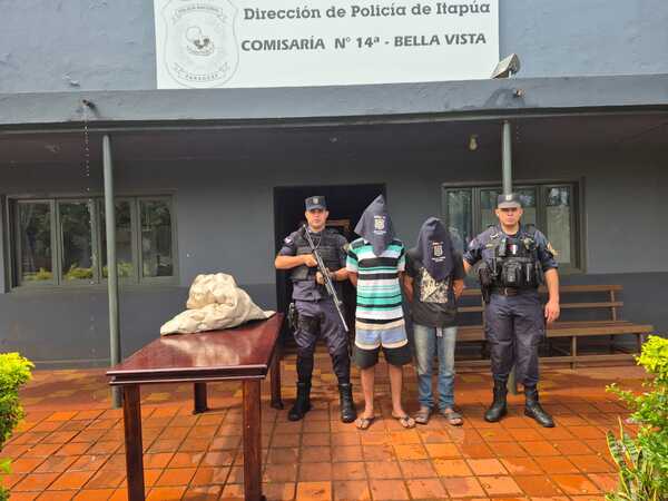 En Bella Vista detienen a 2 presuntos marginales tras el hurto en una vivienda