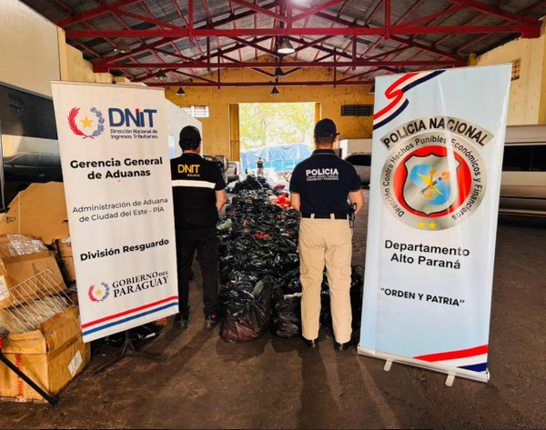 Puente de la Amistad: incautan productos de contrabando