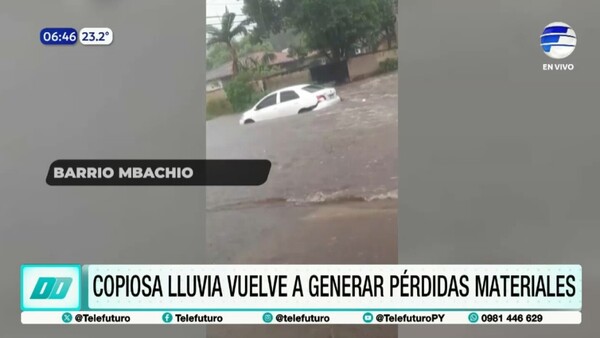 Temporal en Central: Raudales arrastran vehículos y afectan viviendas