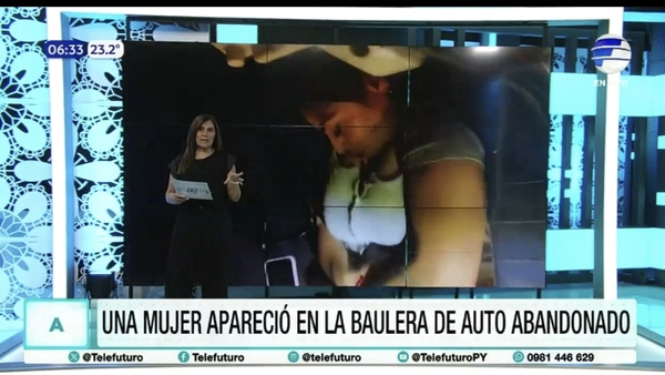 Hallan a una mujer en la baulera de un automóvil en Villa Morra